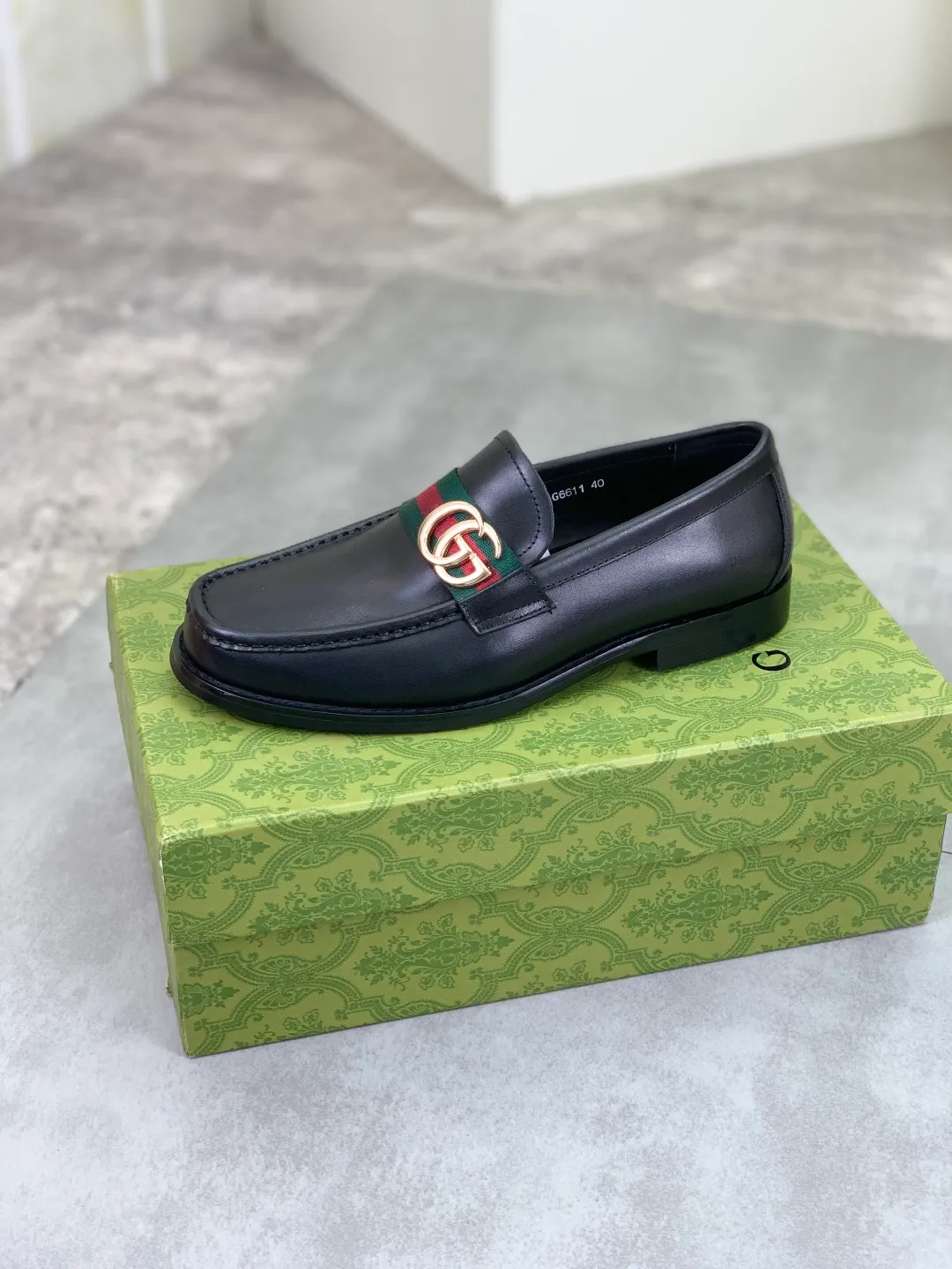 Men's men's shoes 💰P480 [New style] Water-dyed cowhide 💰💎💎💎 [Gucci] GUCCI high-end men's formal business leather shoes, original order 1:1 authentic goods! Original imported high-end open-edge beaded calfskin, original metal buckle, imported first-layer cowhide lining for feet, original outsole, men's shoe size: 38-45, 4️⃣ colors available